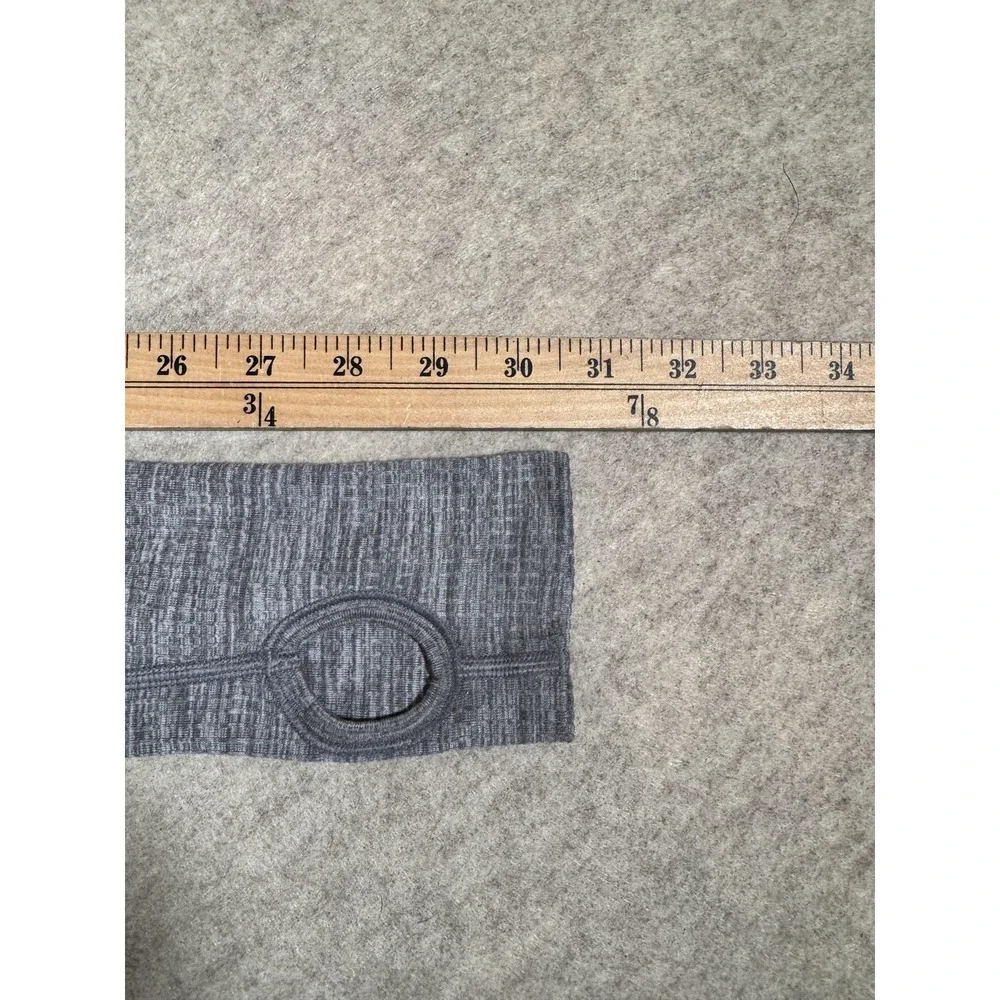 Lululemon Swiftly Tech Shirt Womens 8 Gray Long Sleeve Run Yoga Athletic Top